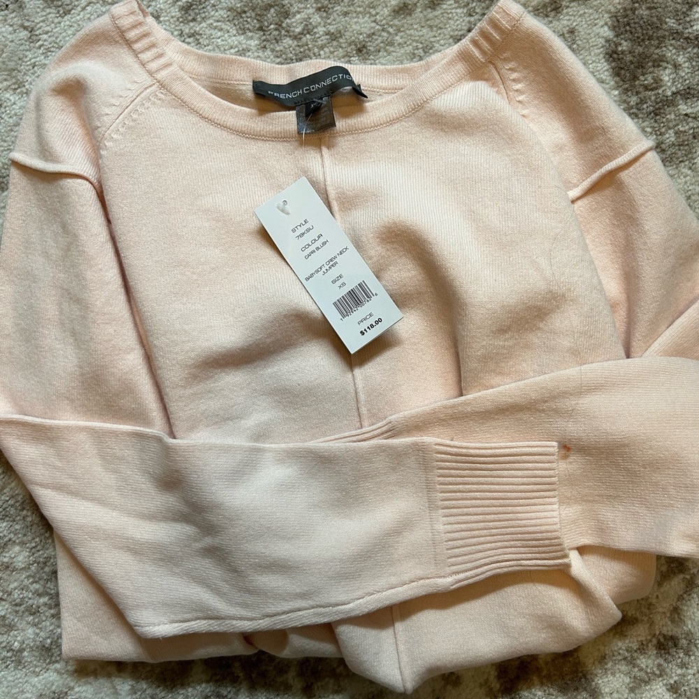 French Connection Light Pink Sweater